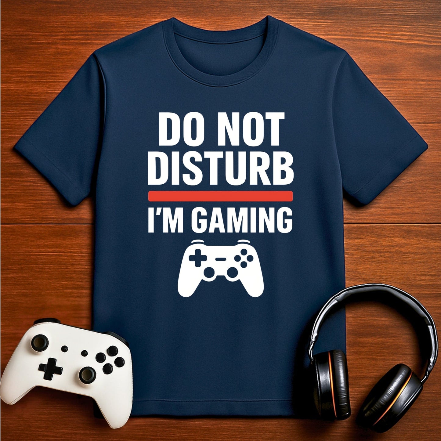 T-Shirt Navy / S Gaming Time – No Interruptions T-shirt