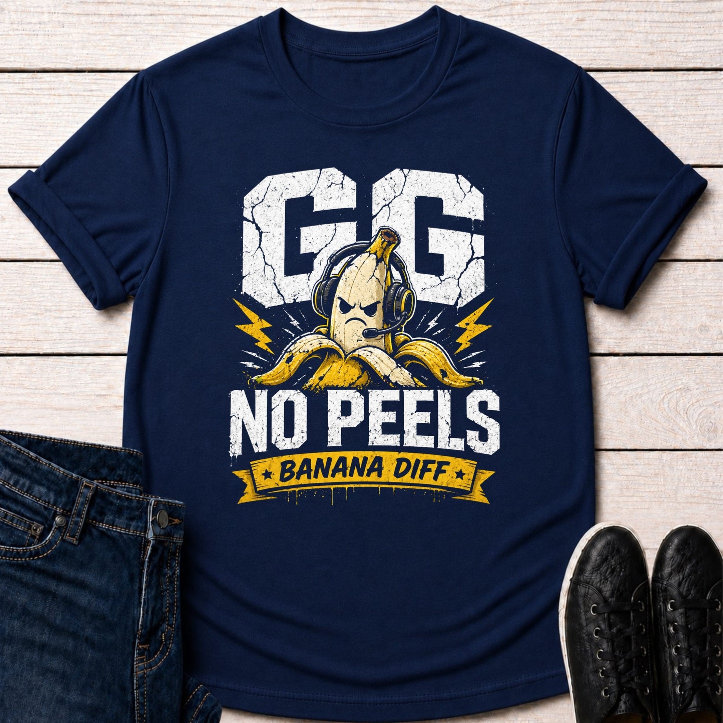 T-Shirt Navy / S GG No Peels T-shirt