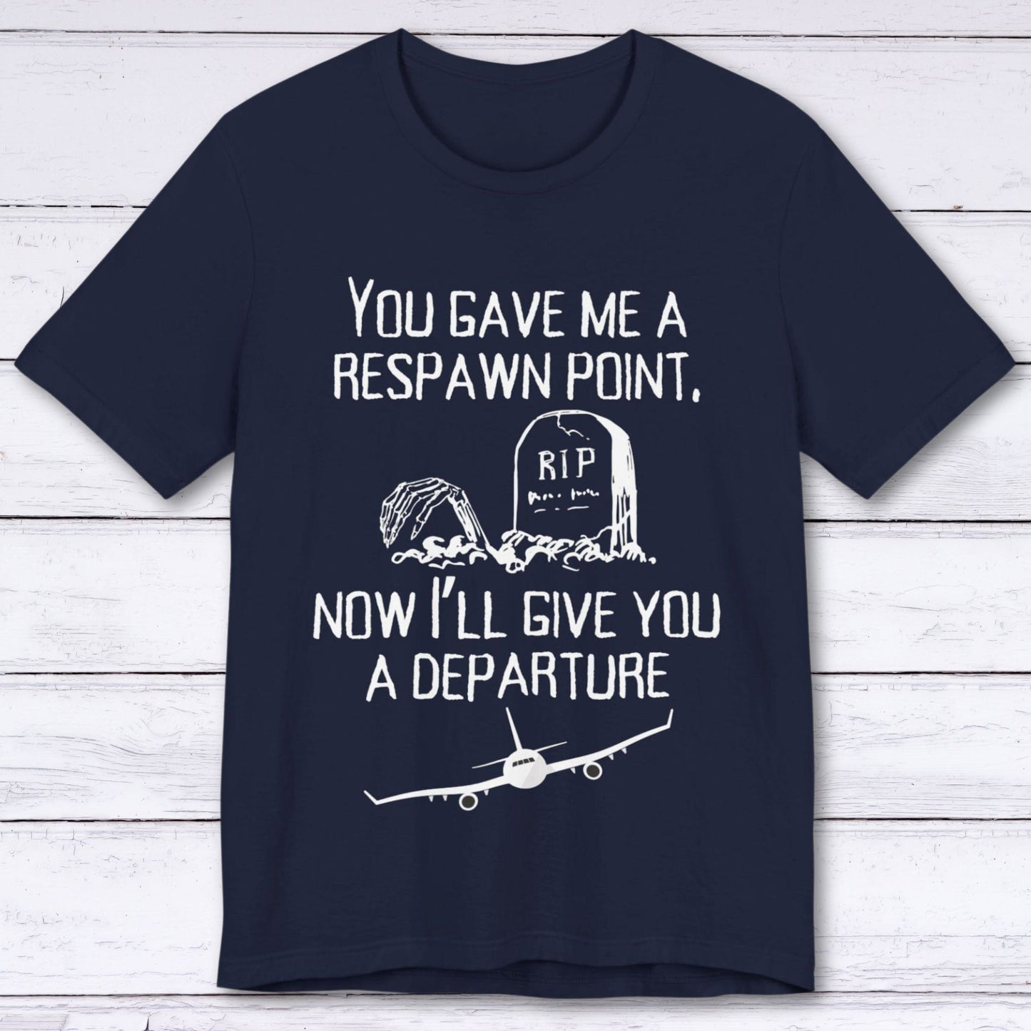 T-Shirt Navy / S Giving You a Departure T-shirt