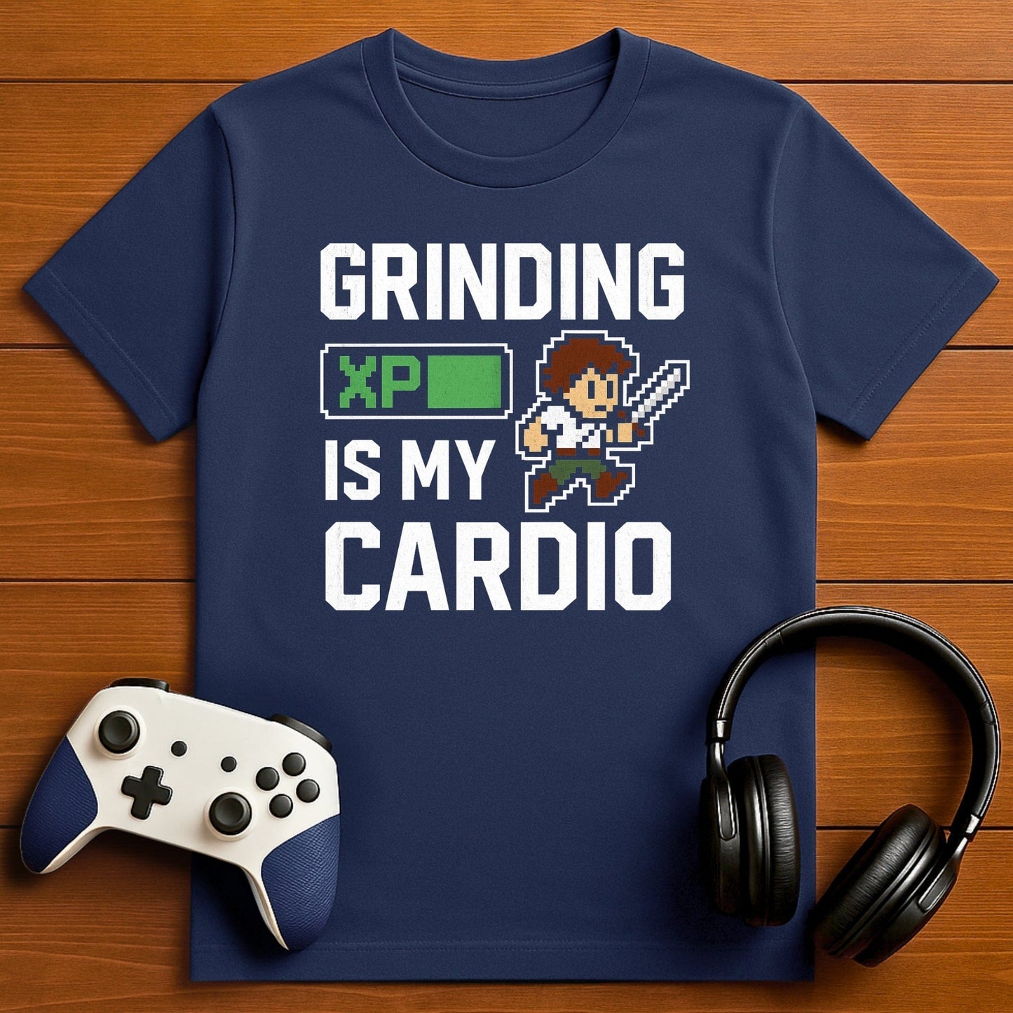 T-Shirt Navy / S Grinding XP is my Cardio T-Shirt