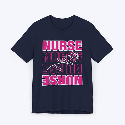 T-Shirt Navy / S Guardian Rose T-shirt