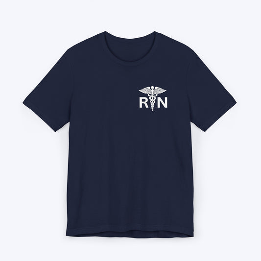 T-Shirt Navy / S Healing Oath Caduceus RN T-shirt