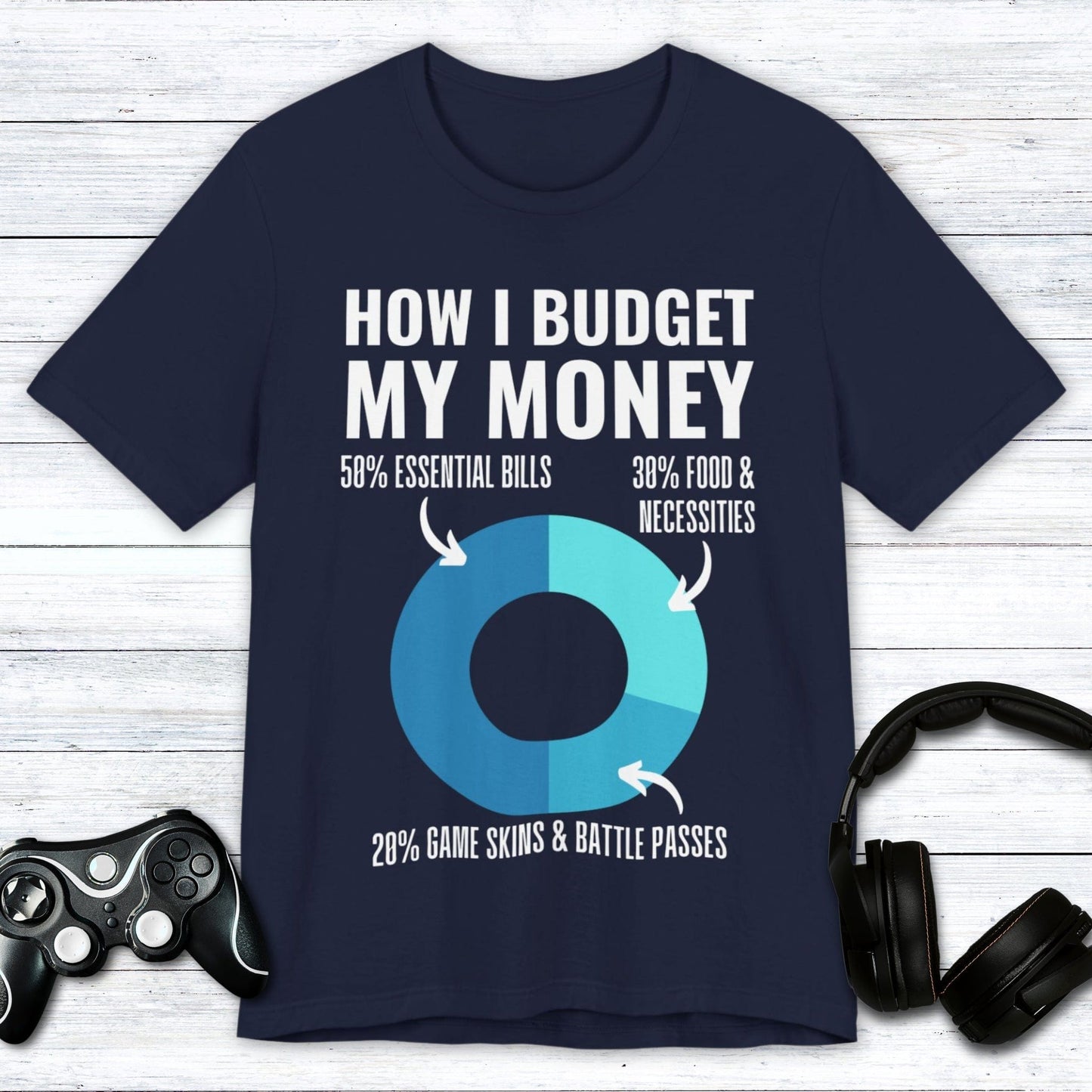 T-Shirt Navy / S How I Budget My Money T-shirt