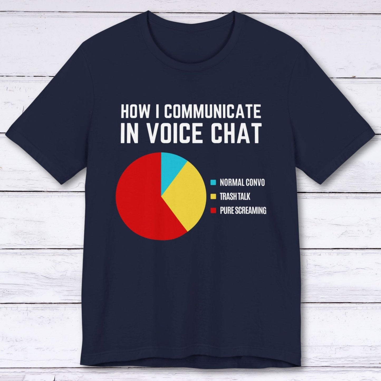 T-Shirt Navy / S How I Communicate In Voice Chat T-shirt