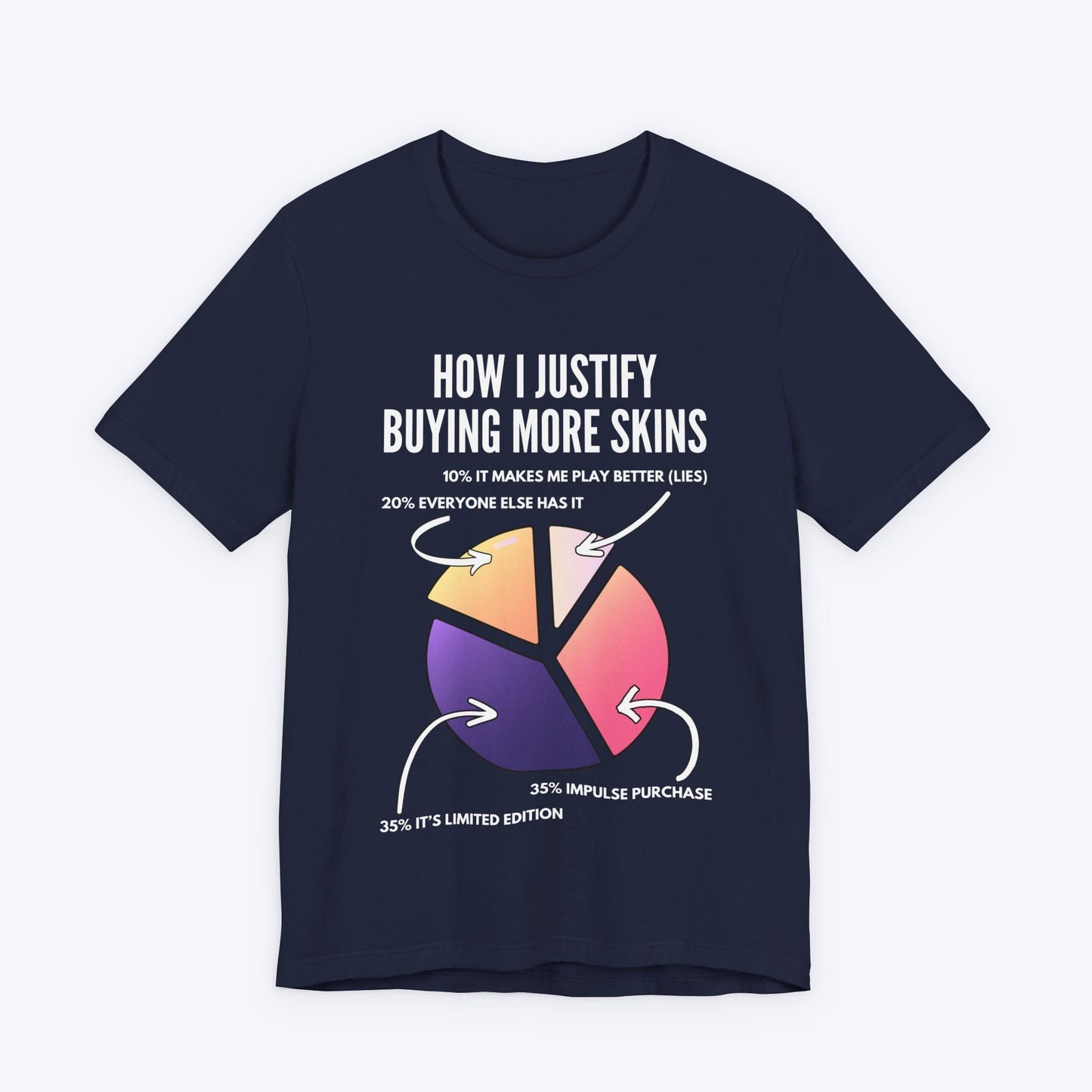 T-Shirt Navy / S How I Justify Buying More Skins T-shirt