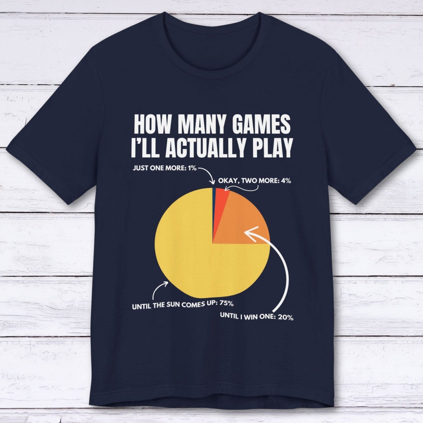 T-Shirt Navy / S How Many Games I'll Actually Play T-shirt