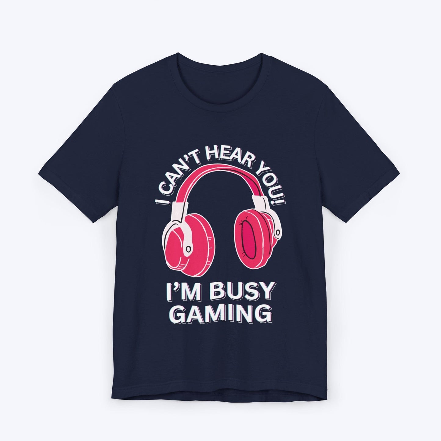 T-Shirt Navy / S I Can't Hear You "Hibiscus" Gaming T-shirt