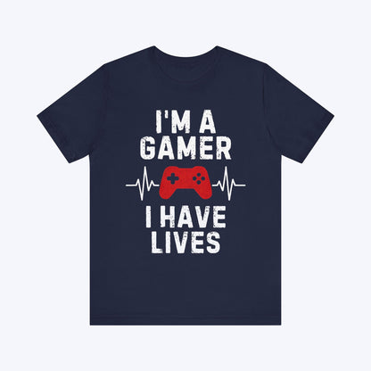 T-Shirt Navy / S I Don’t Die—I Respawn T-shirt