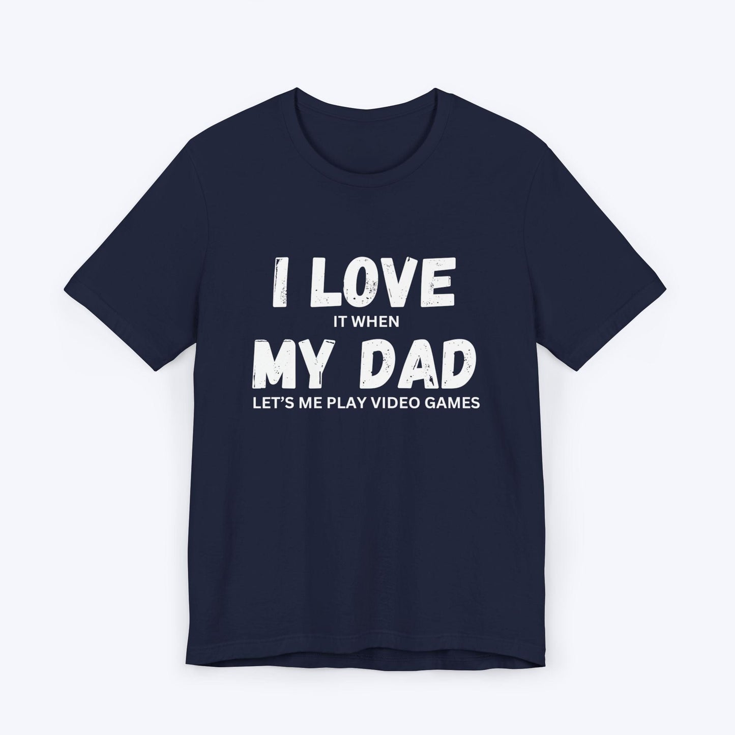 T-Shirt Navy / S I Love My Dad (Gamer) T-shirt