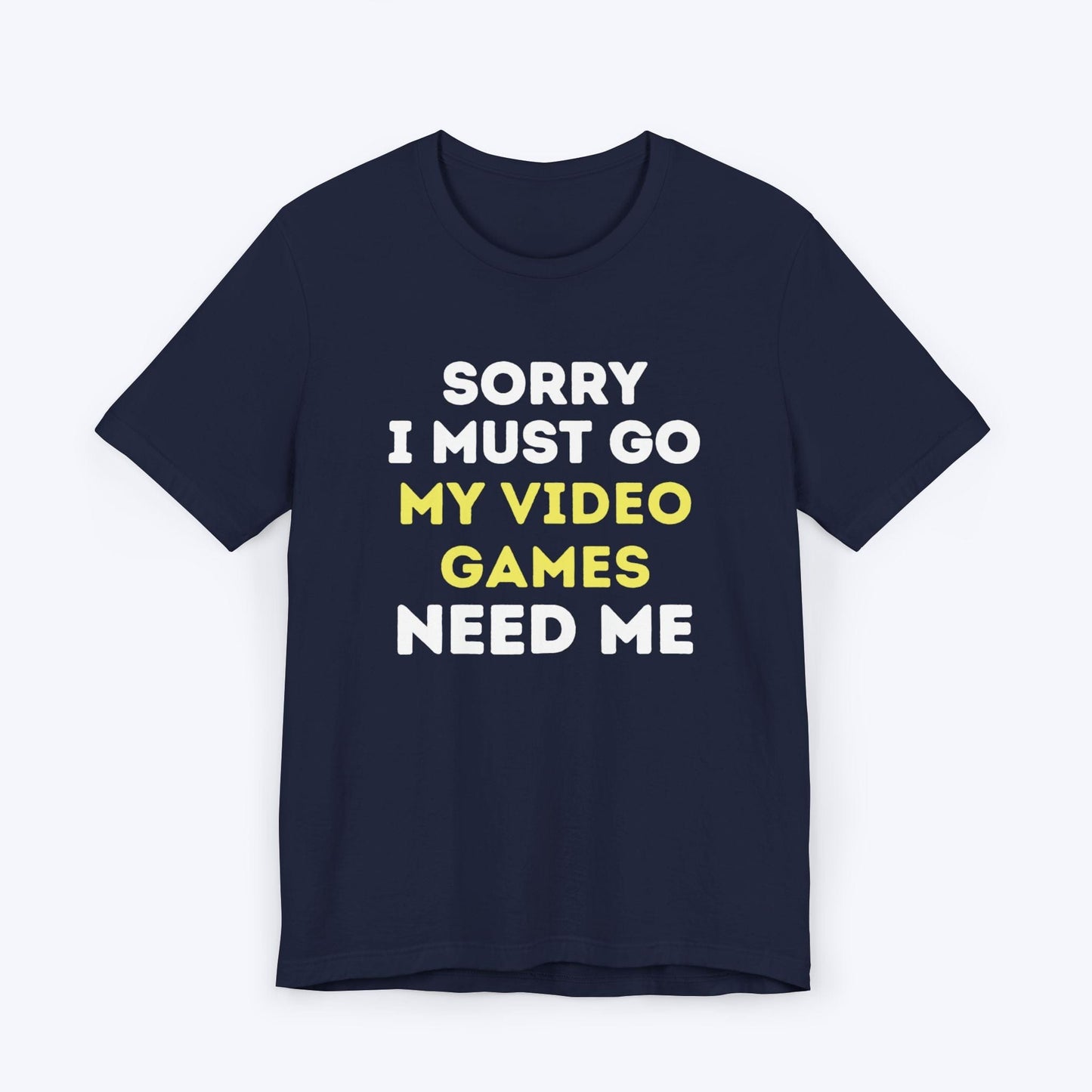 T-Shirt Navy / S I Must Go (Video Games) T-shirt