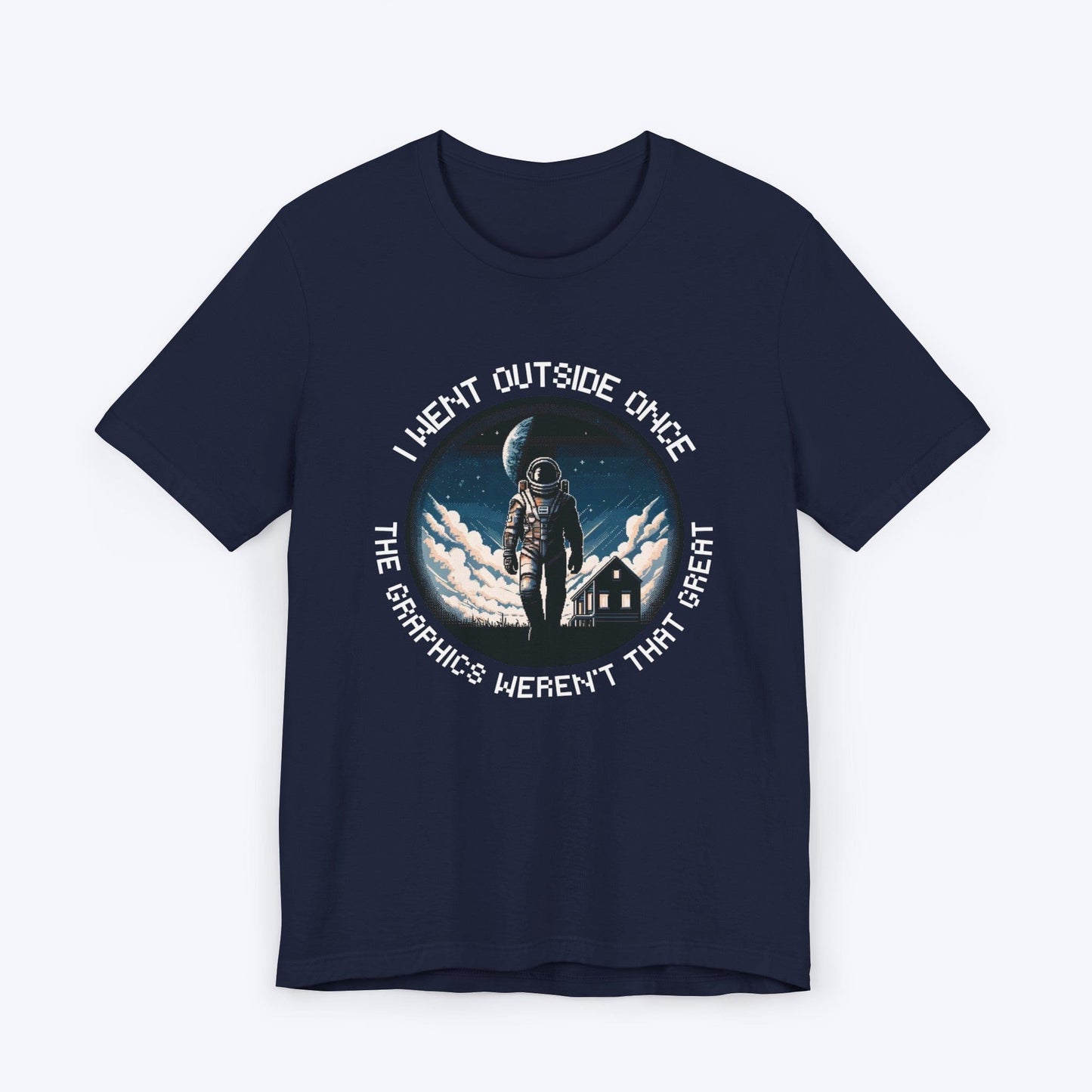 T-Shirt Navy / S I Went Outside Once Gamer T-shirt