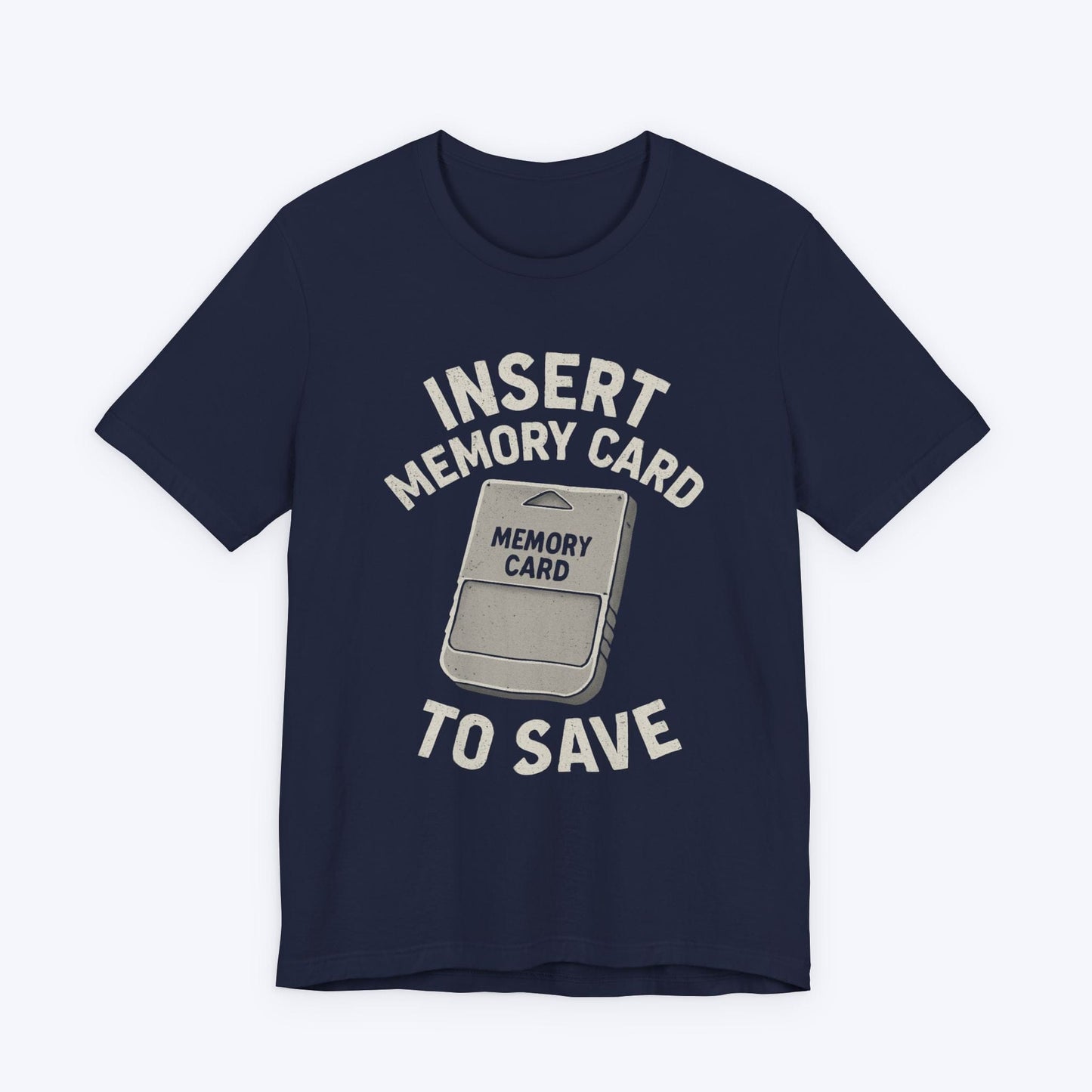 T-Shirt Navy / S Insert Memory Card to Save T-shirt