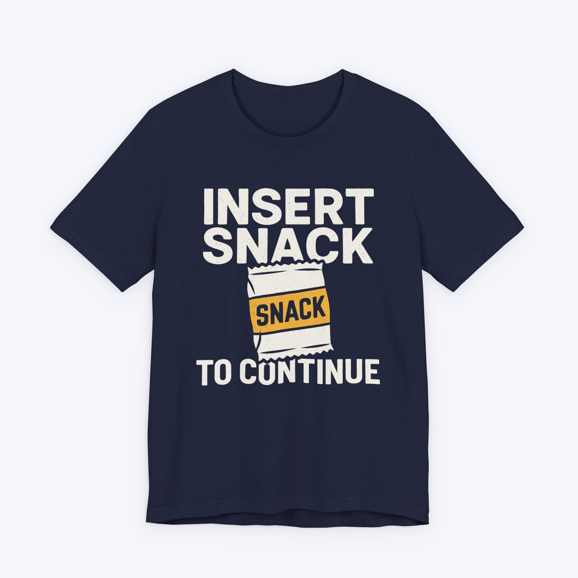 T-Shirt Navy / S Insert Snack to Continue T-shirt