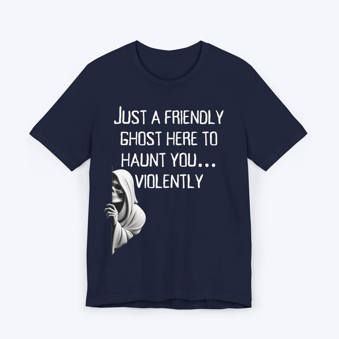 T-Shirt Navy / S Just a Friendly Ghost T-shirt