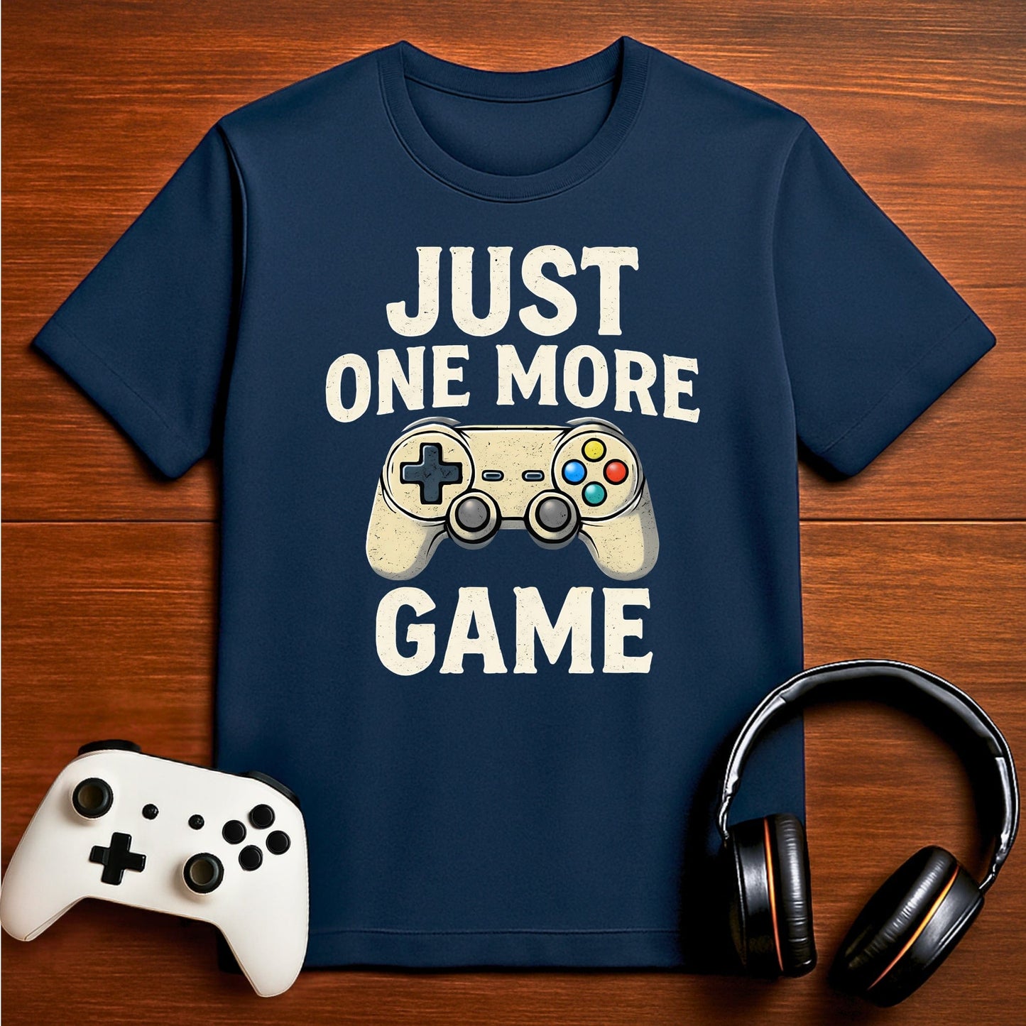 T-Shirt Navy / S Just One More Game T-shirt