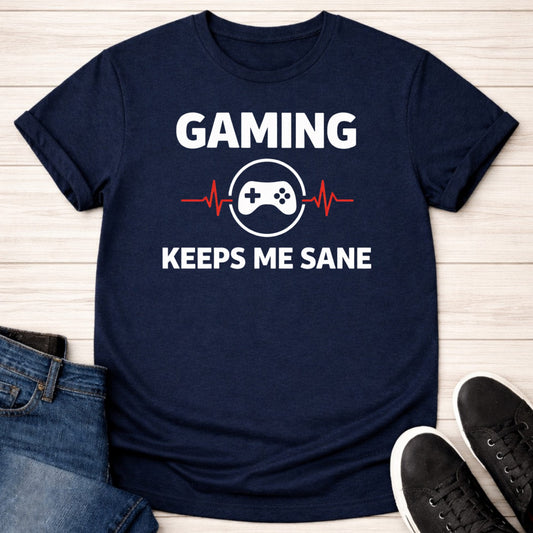 T-Shirt Navy / S Keeps Me Sane T-shirt