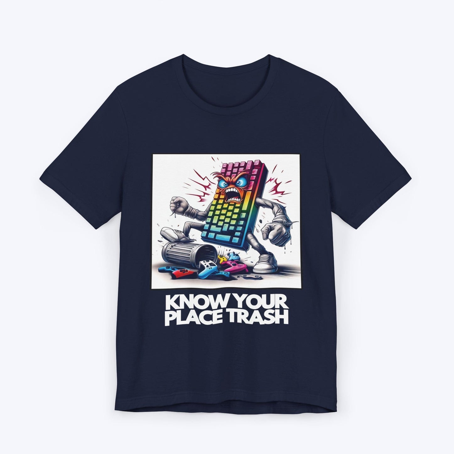 T-Shirt Navy / S Know Your Place Gamer T-shirt
