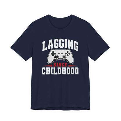 T-Shirt Navy / S Lagging Since Childhood T-shirt