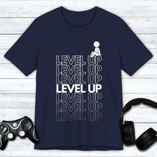 T-Shirt Navy / S Level Up Gamer T-shirt