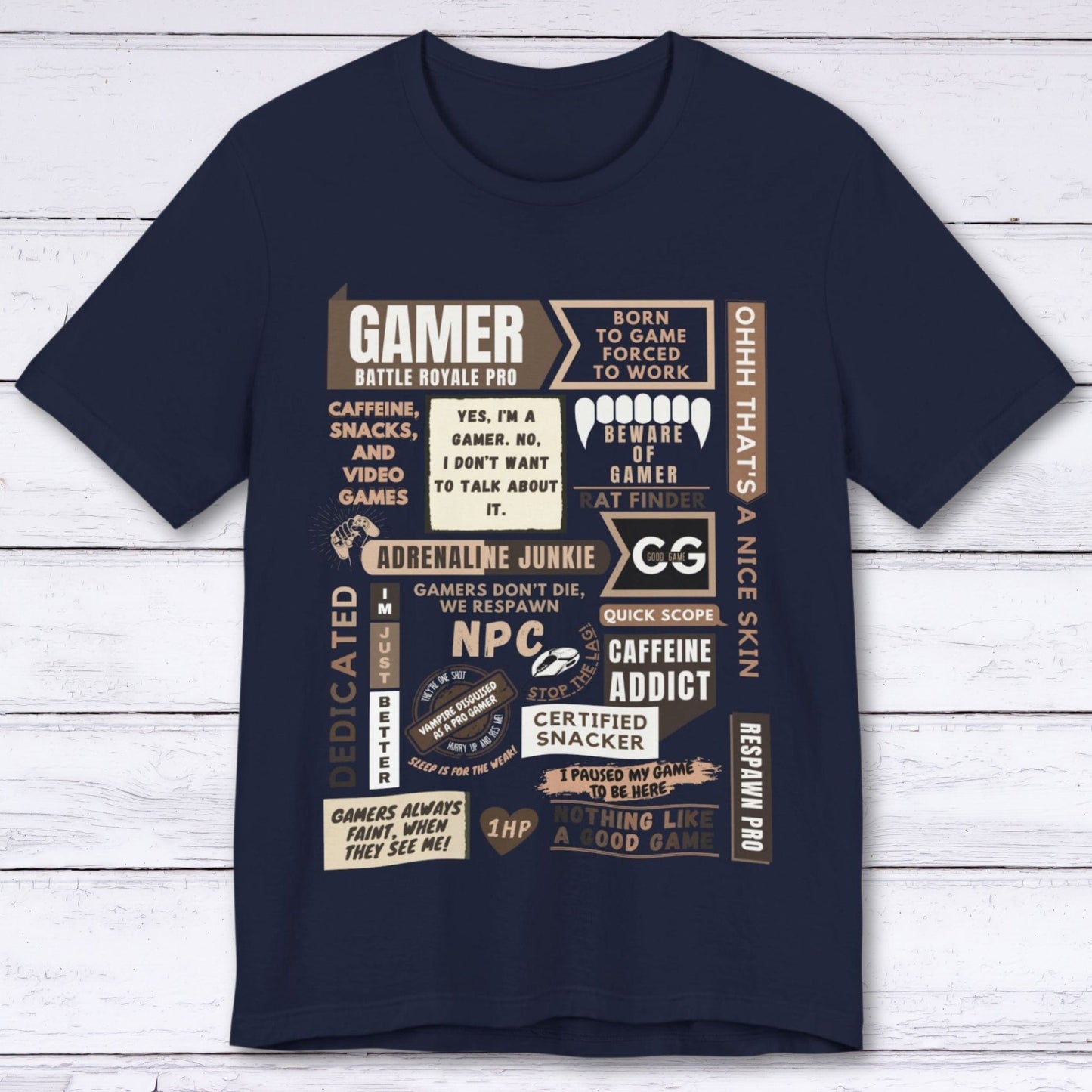 T-Shirt Navy / S Life of a Gamer T-shirt