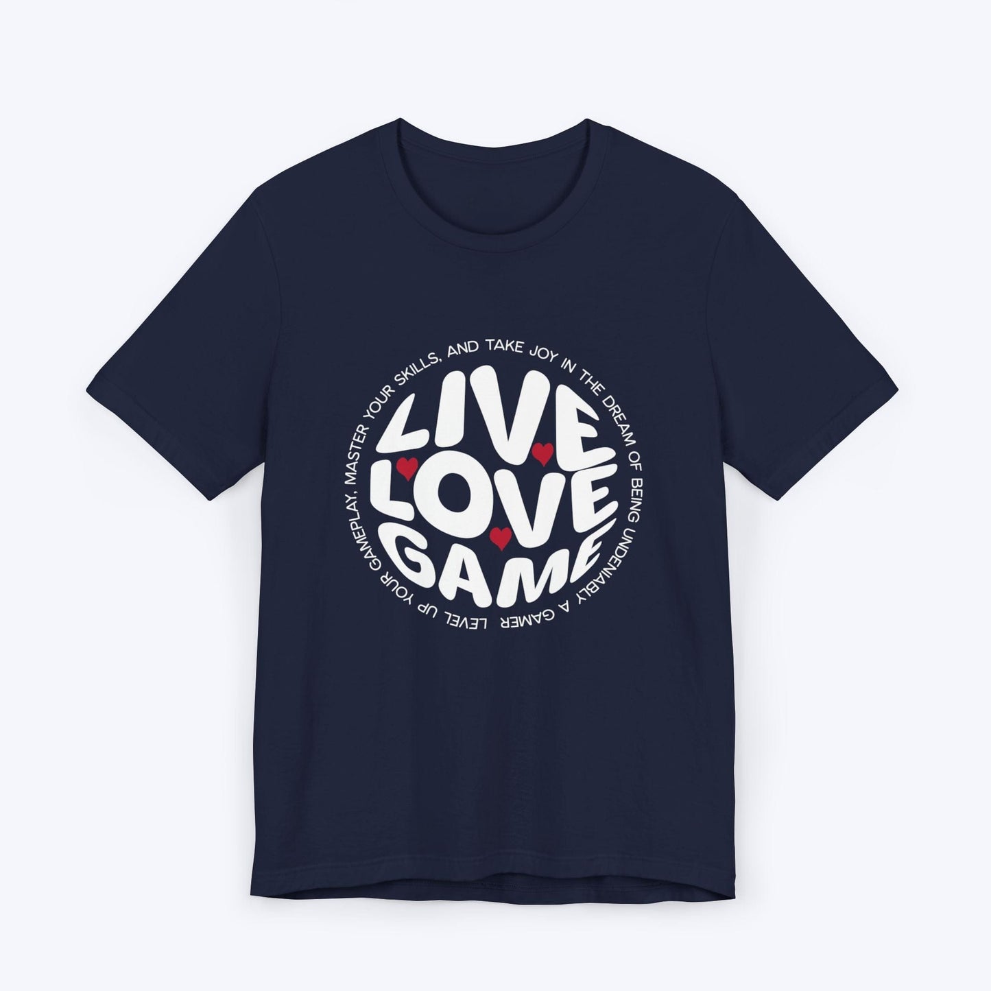 T-Shirt Navy / S Live, Love, Game (Around the World) T-shirt