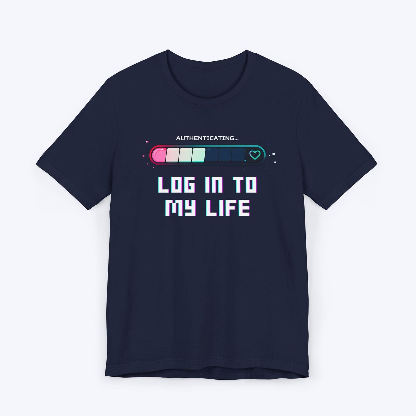 T-Shirt Navy / S Log In To My Life T-shirt