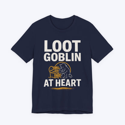 T-Shirt Navy / S Loot Goblin at Heart T-shirt