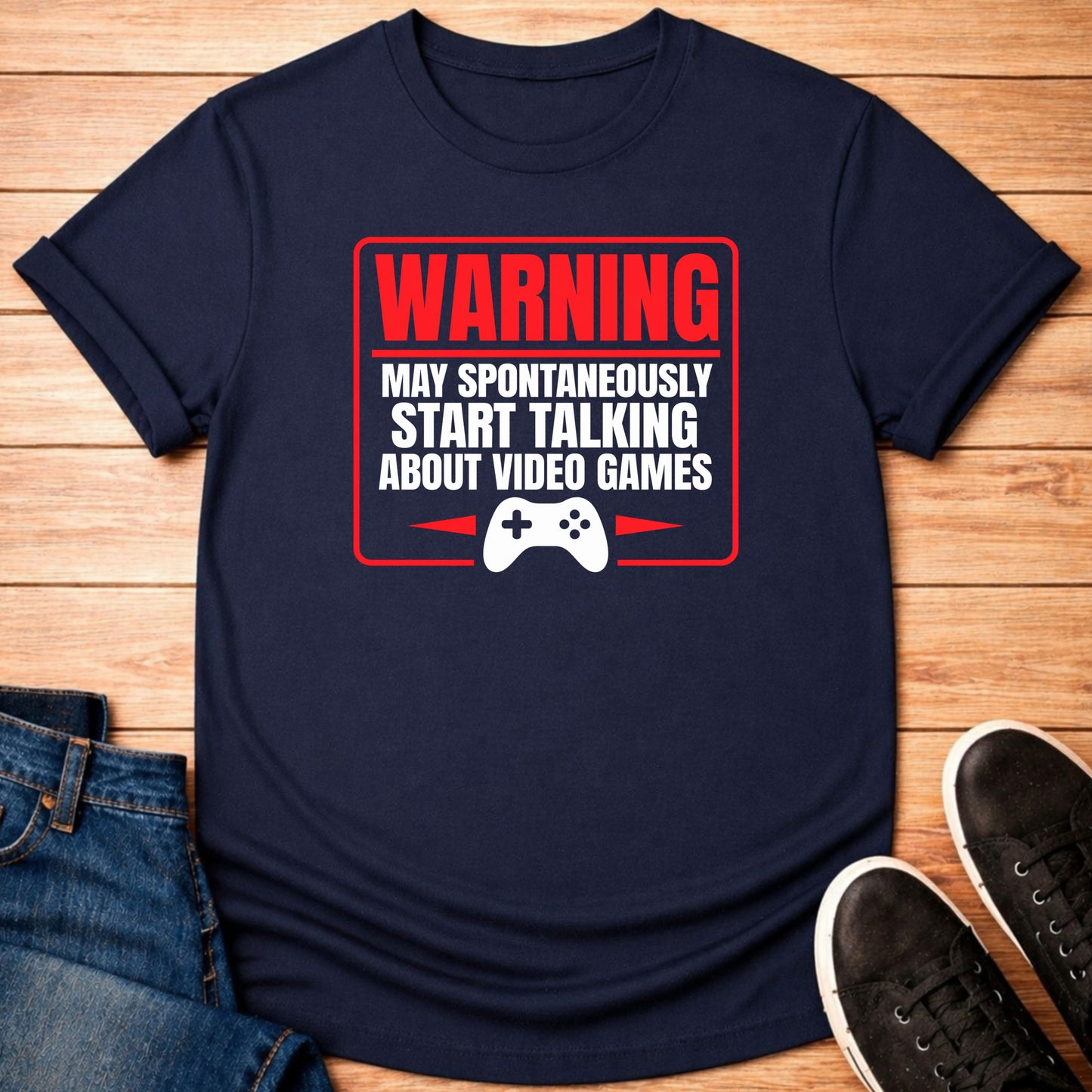 T-Shirt Navy / S May Talk About Games T-shirt