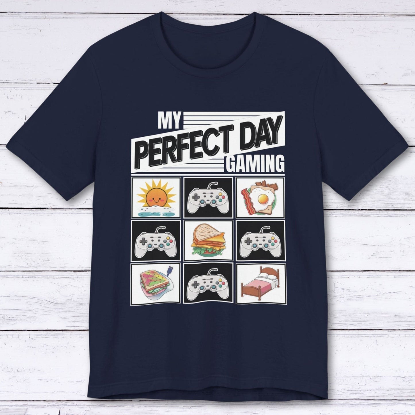 T-Shirt Navy / S My Perfect Day Gaming T-shirt