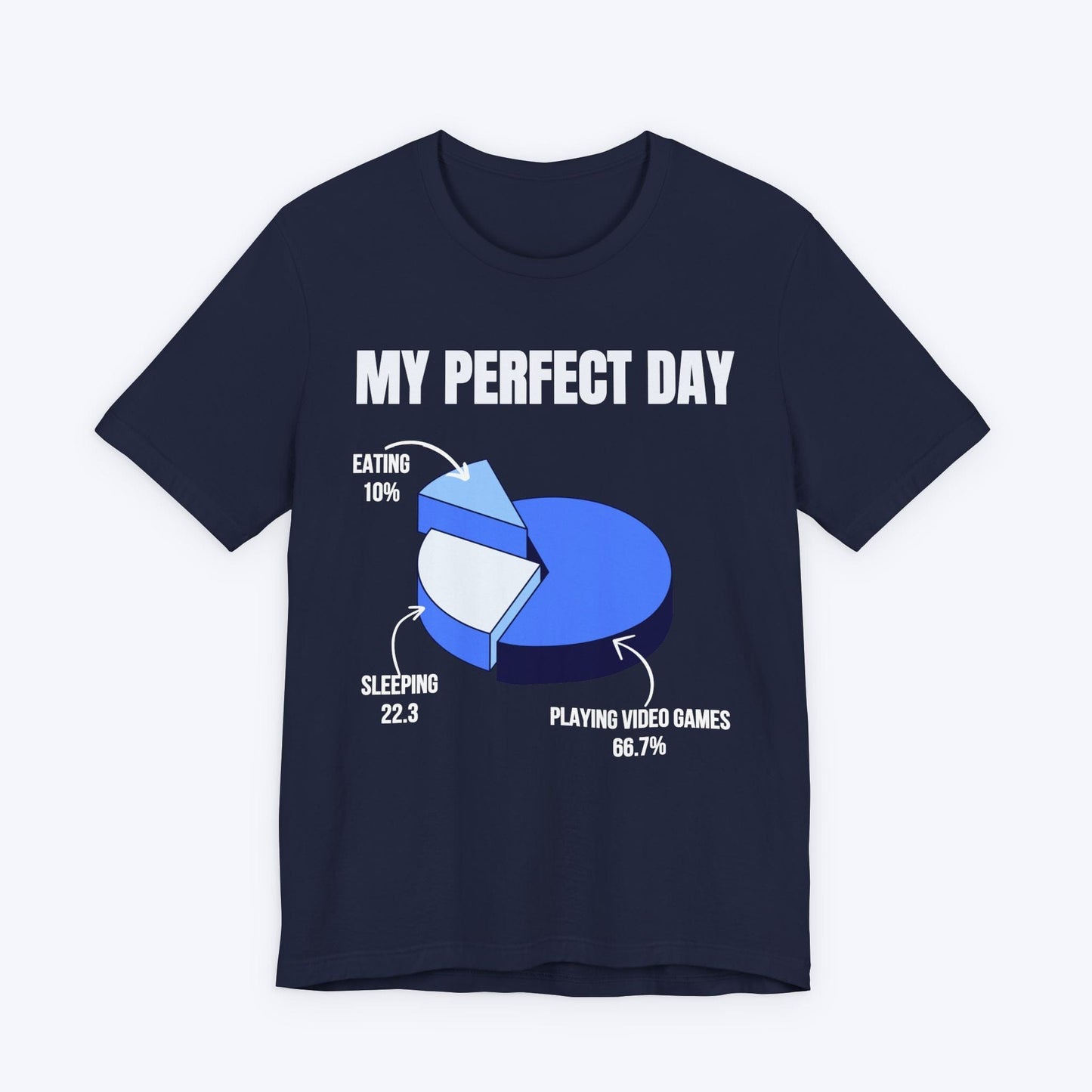 T-Shirt Navy / S My Perfect Day (Pie Chart) T-shirt