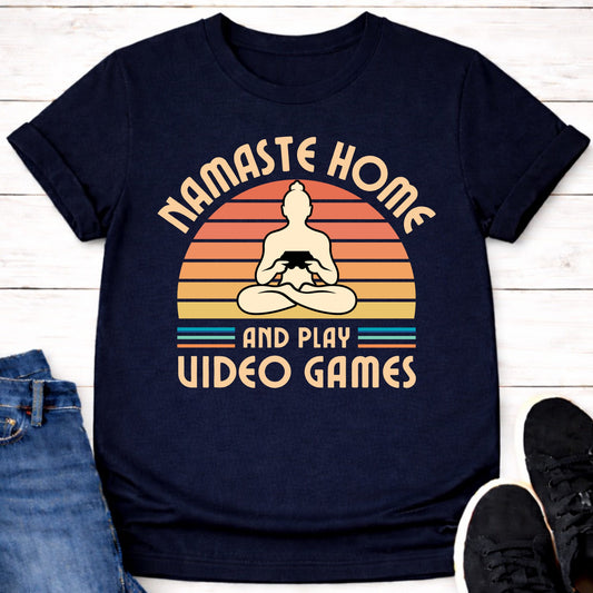 T-Shirt Navy / S Namaste Home T-shirt