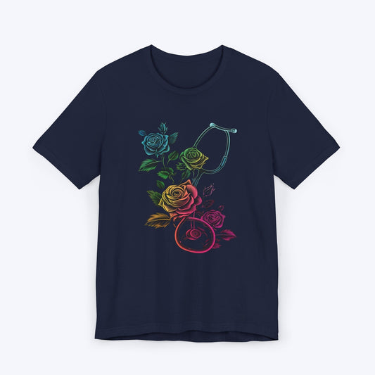 T-Shirt Navy / S Natures Sound Stethoscope T-shirt