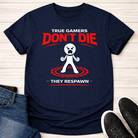 T-Shirt Navy / S Never Stop Spawning T-shirt