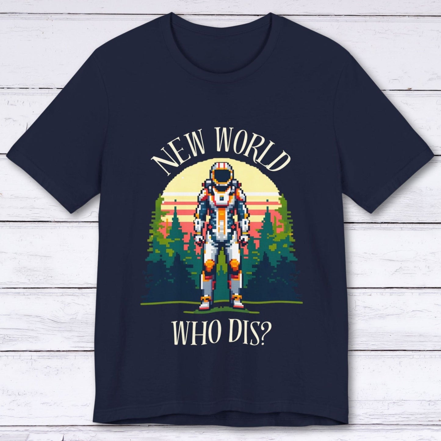 T-Shirt Navy / S New World Who Dis T-shirt