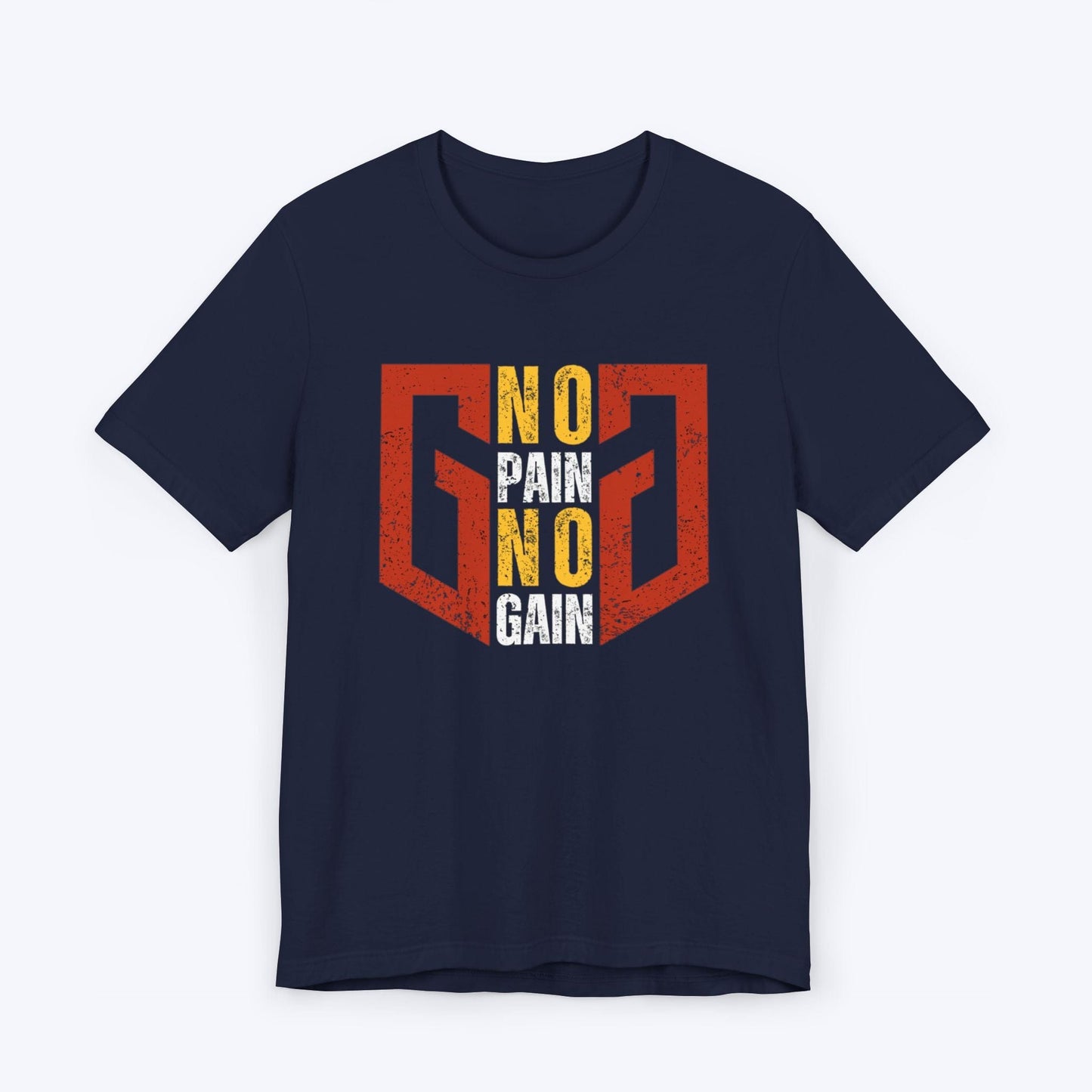 T-Shirt Navy / S No Pain, No Gain "GG" T-shirt