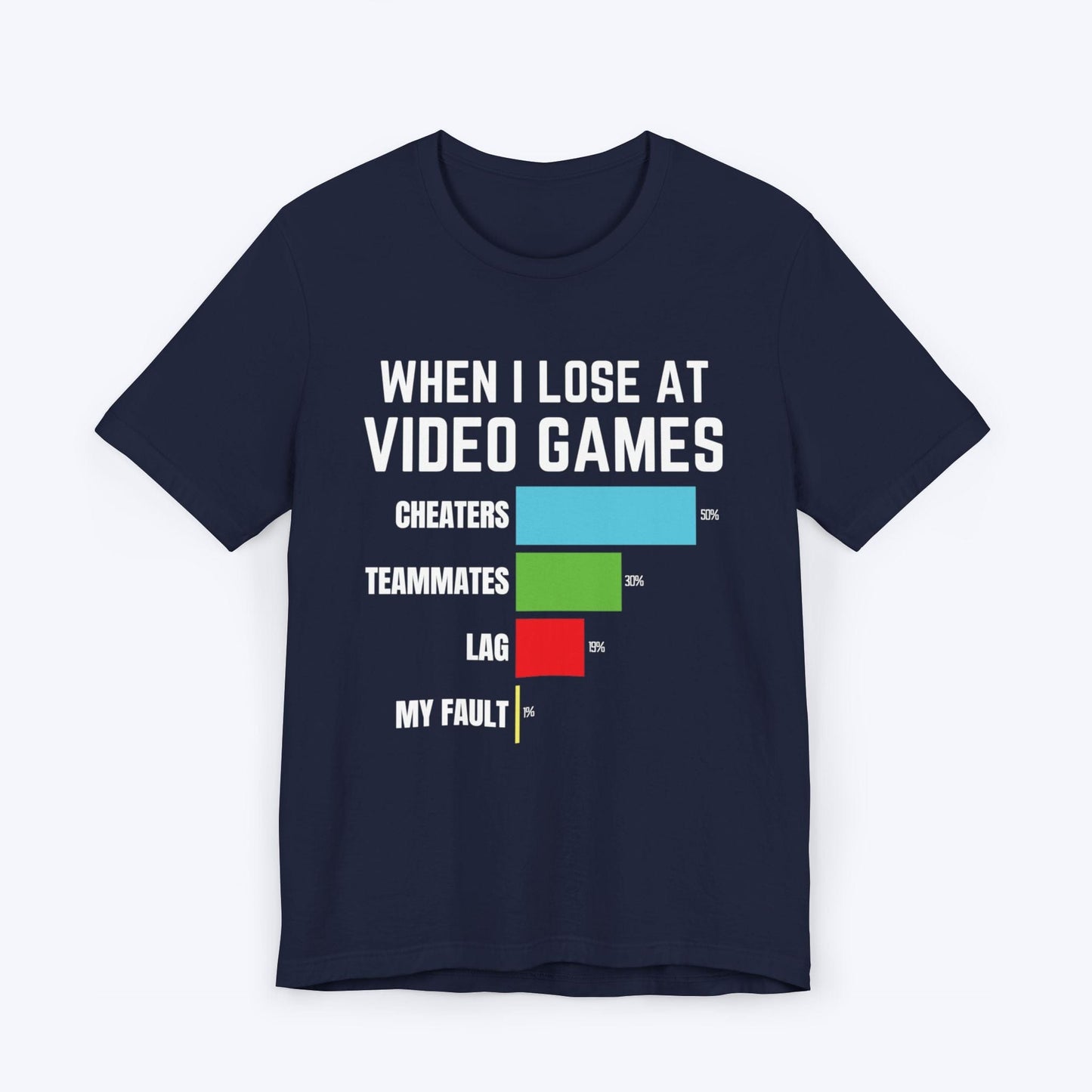 T-Shirt Navy / S Not My Fault Gaming T-shirt