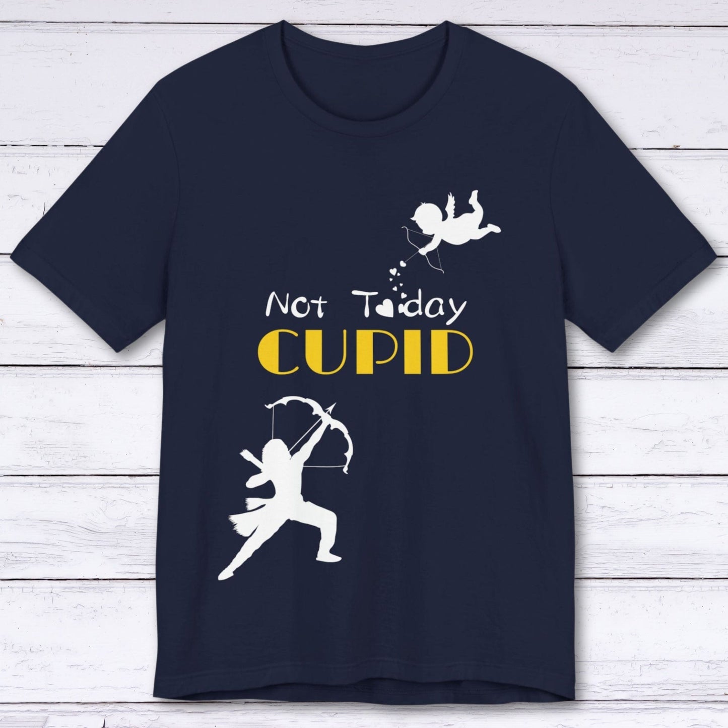 T-Shirt Navy / S Not Today Cupid T-shirt