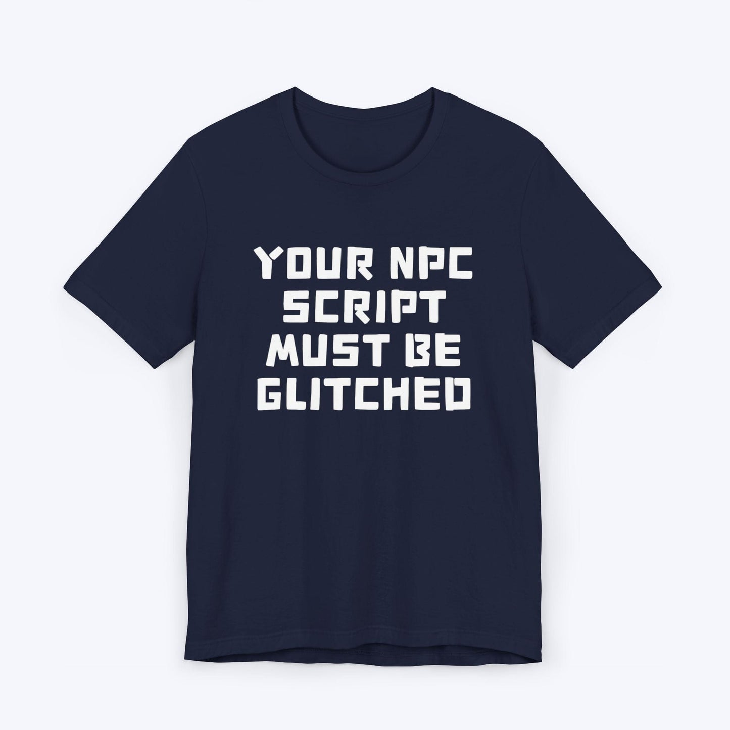 T-Shirt Navy / S NPC Glitching "Gamer" T-shirt