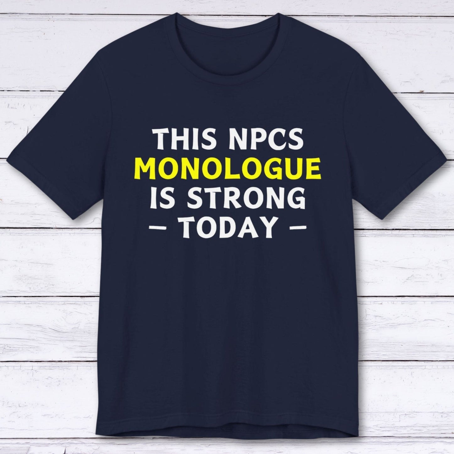 T-Shirt Navy / S NPC Monologue T-shirt