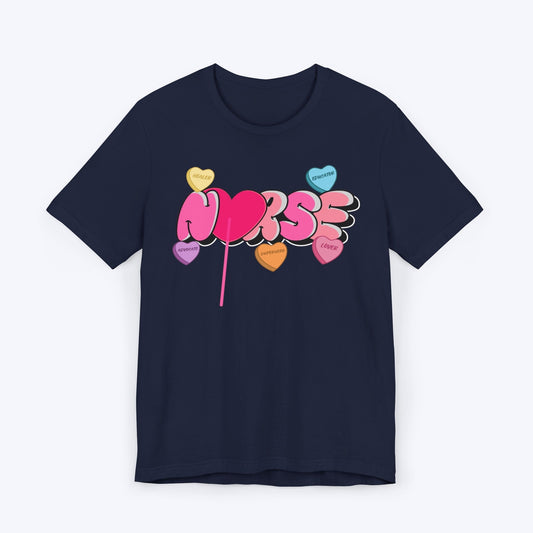 T-Shirt Navy / S Nurse Valentine T-shirt