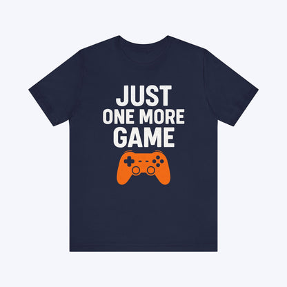 T-Shirt Navy / S One More Game… I Swear T-shirt