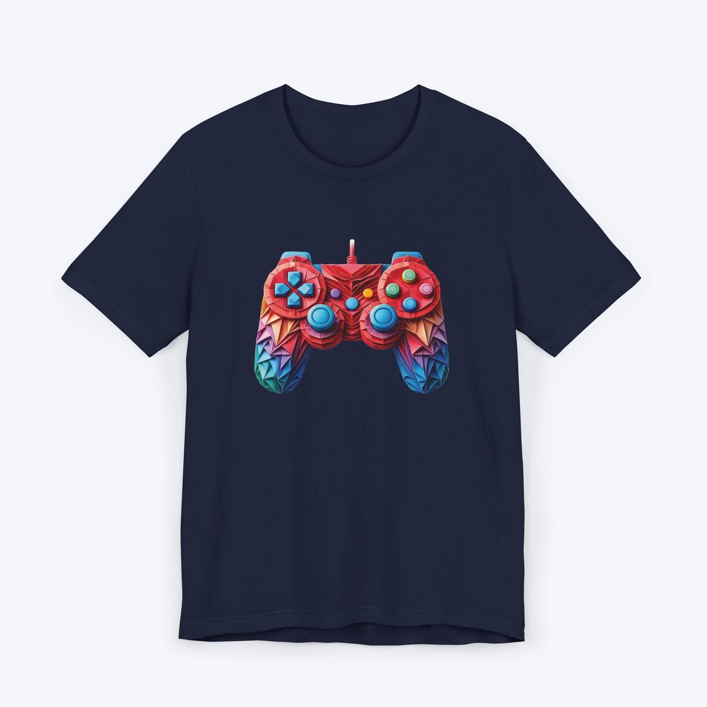 T-Shirt Navy / S Origami Dragon Controller T-shirt