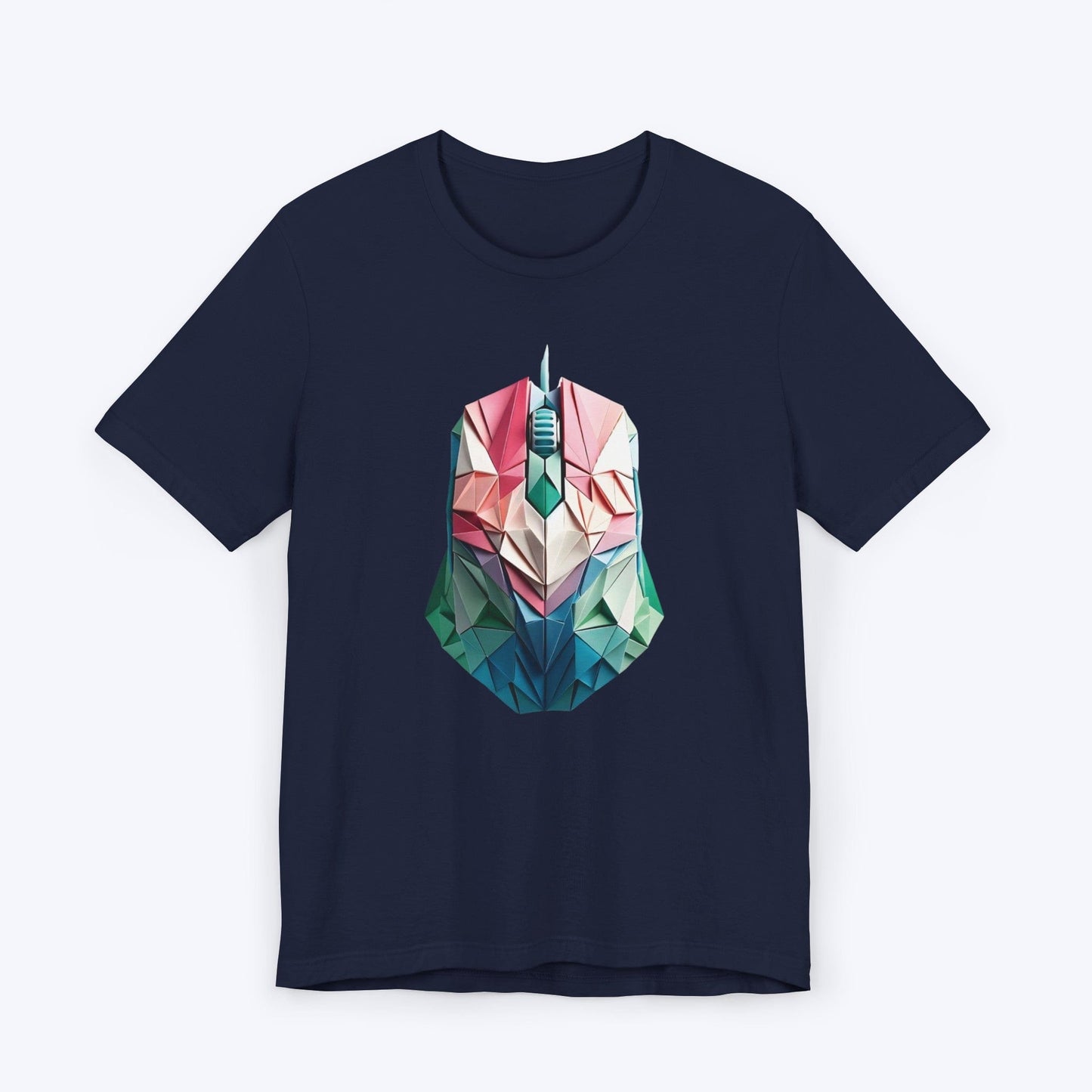 T-Shirt Navy / S Origami Mouse Gamer T-shirt