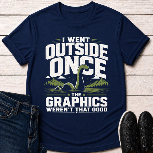 T-Shirt Navy / S Outside Graphics T-shirt