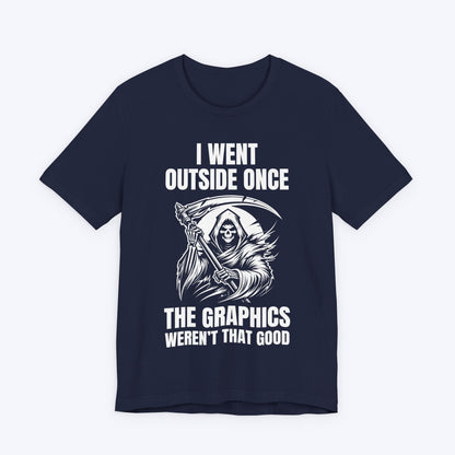 T-Shirt Navy / S Outside Looked Dead T-shirt