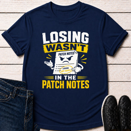 T-Shirt Navy / S Patch Notes T-shirt