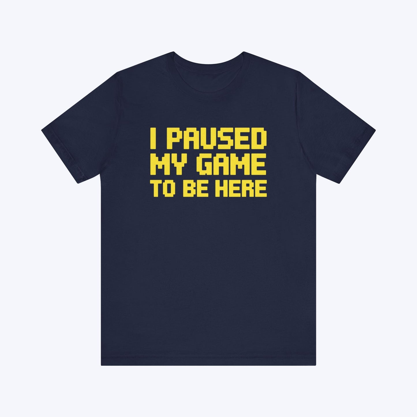 T-Shirt Navy / S Paused to Socialize T-shirt