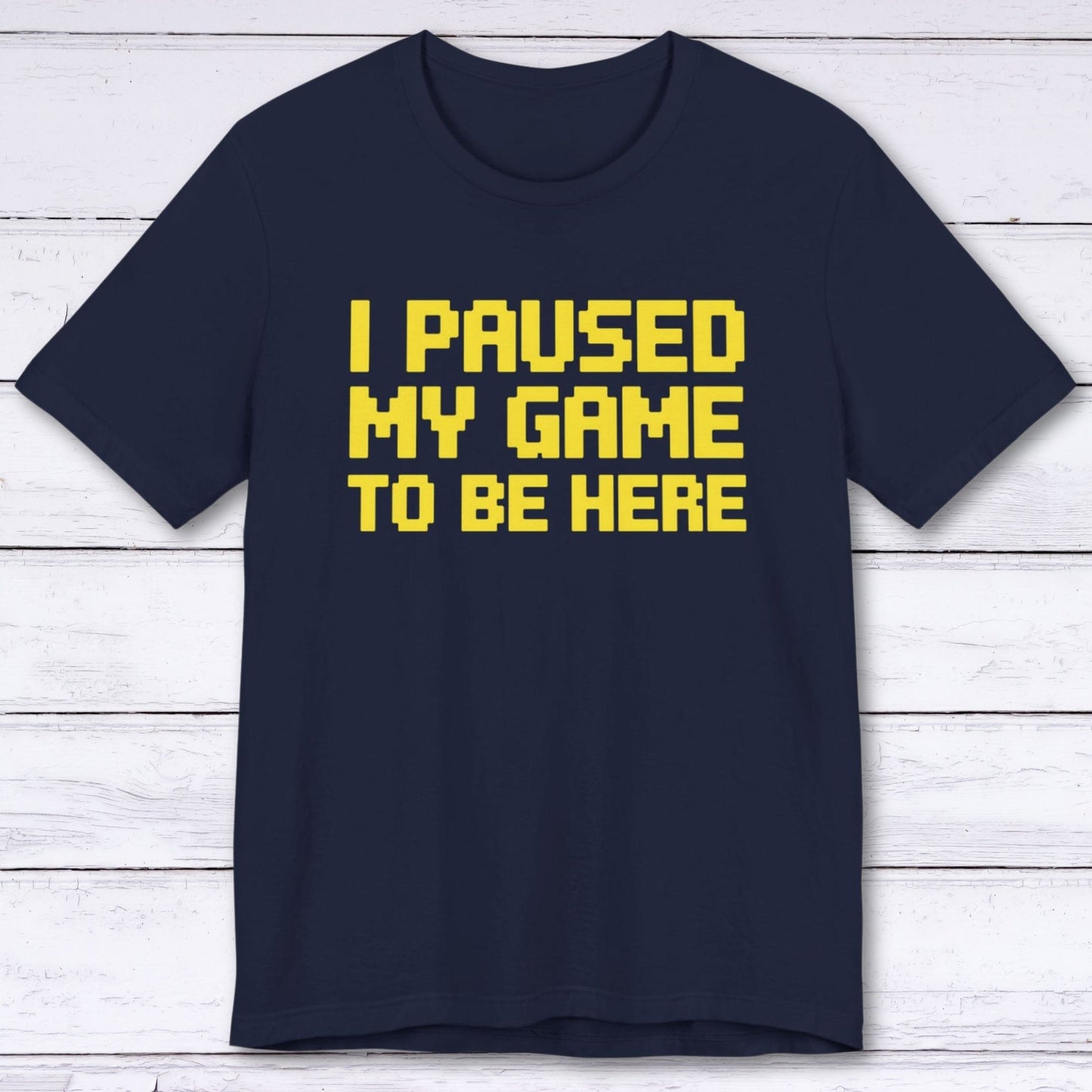 T-Shirt Navy / S Paused to Socialize T-shirt