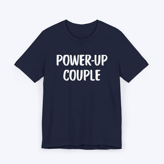 T-Shirt Navy / S Power-Up CoupleT-shirt