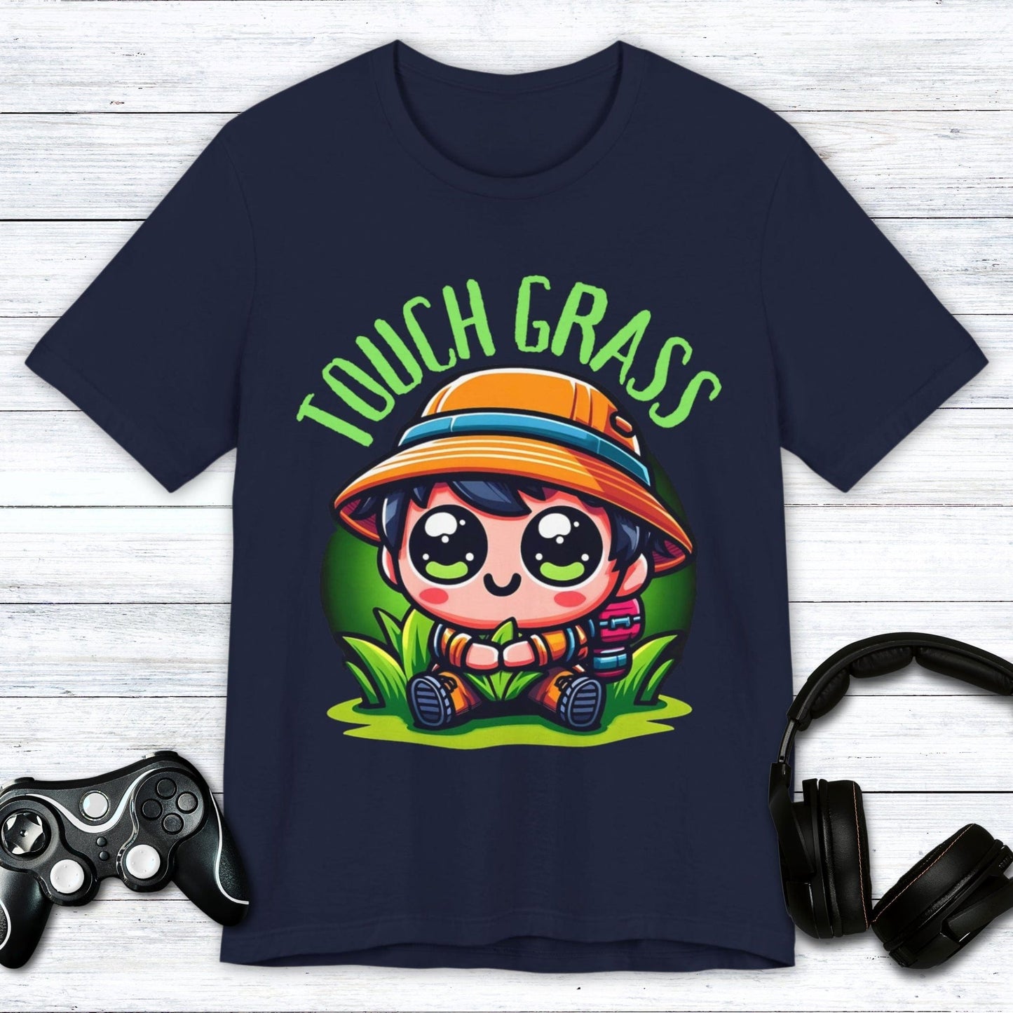 T-Shirt Navy / S Quest Complete "Touched Grass" T-shirt